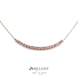 ピンクゴールド色 | ネックレス 日本製 K18GP | Melody　Accessory