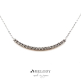 シルバー色 | ネックレス 日本製 K18GP | Melody　Accessory