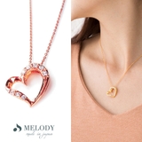 ピンクゴールド色 | ネックレス 日本製 K18GP | Melody Accessory