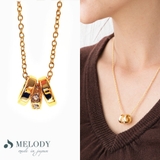 ゴールド色 | ネックレス リング ペンダント | Melody　Accessory