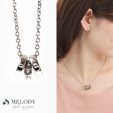 シルバー色 | ネックレス リング ペンダント | Melody　Accessory