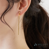 イヤリング ロングバー スティック | Melody　Accessory | 詳細画像1 