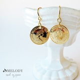 ノンホールピアス コイン 大ぶり | Melody　Accessory | 詳細画像1 
