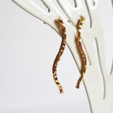 ゴールド色 | ピアス 樹脂キャッチ 鎚目 | Melody　Accessory