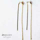 ゴールド色 | ピアス K18GP ニッケルフリー | Melody　Accessory