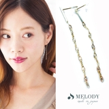 エクレアチェーン/ゴールド色 | ピアス ニッケルフリー 選べる | Melody　Accessory