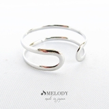 シルバー色 | 指輪 レディース フリーサイズ | Melody Accessory