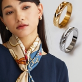 スカーフリング K18GP スカーフクリップ | Melody Accessory | 詳細画像1