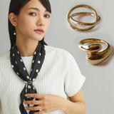スカーフリング K18GP スカーフクリップ | Melody Accessory | 詳細画像1