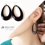 ブラック ピアス | ピアス イヤリング レディース | Melody　Accessory