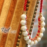 レッド | パールネックレス アクセサリー レディース | mili an deni