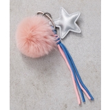 ピンク | フェイクレザースターファーチャーム ロープ スマホ | mili an deni