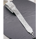 グレー×ホワイト | マルチストラップ ネイティブ柄 スマホ対応 | mili an deni