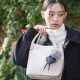 フェイクレザーハートファーチャーム リアルファー フェイクレザー | mili an deni | 詳細画像14 