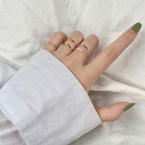 ゴールド5点セット | マルチデザイン リングセット レディース | Miniministore