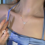 蝶々チェーンネックレスレディース可愛い | Miniministore | 詳細画像1