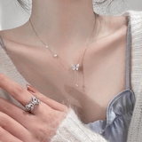 蝶々チェーンネックレスレディース可愛い | Miniministore | 詳細画像8