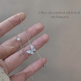 蝶々チェーンネックレスレディース可愛い | Miniministore | 詳細画像9