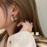 リングフープピアスメタル人気アクセサリー | Miniministore | 詳細画像1