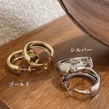 リングフープピアスメタル人気アクセサリー | Miniministore | 詳細画像2