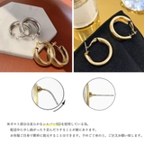 リングフープピアスメタル人気アクセサリー | Miniministore | 詳細画像5