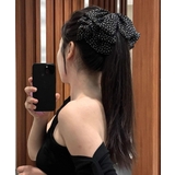 ドット柄リボンバンスクリップヘアクリップ | Miniministore | 詳細画像8 