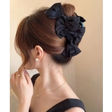 ブラック | レディース ビッグリボンヘアアクセサリー フェミニン | SUNSHINE CLOSET