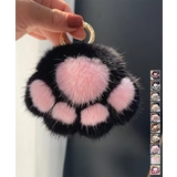 足跡キーホルダー もこもこファーチャーム | Miniministore | 詳細画像1