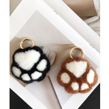 足跡キーホルダー もこもこファーチャーム | Miniministore | 詳細画像12