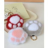 足跡キーホルダー もこもこファーチャーム | Miniministore | 詳細画像16