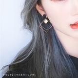 幾何学ピアス レディース スクエア | Miniministore | 詳細画像4 