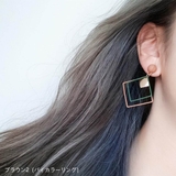 幾何学ピアス レディース スクエア | Miniministore | 詳細画像5 