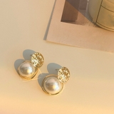 韓国 揺れる 大粒フェイクパール ピアス | Miniministore | 詳細画像7 