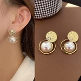 韓国 揺れる 大粒フェイクパール ピアス | Miniministore | 詳細画像8 