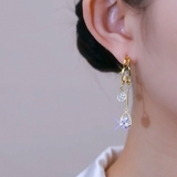 ドロップ ロングピアス レディース 小顔 | Miniministore | 詳細画像5