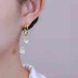 ドロップ ロングピアス レディース 小顔 | Miniministore | 詳細画像6