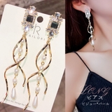 ロングピアス レディース パール | Miniministore | 詳細画像1