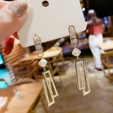 ゴールド | スクエアピアス レディース 揺れるおしゃれ | Miniministore