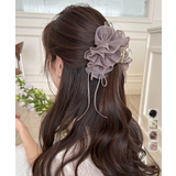 チュールバンスクリップリボンヘアクリップ | Miniministore | 詳細画像1