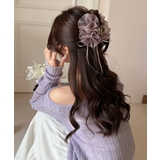 チュールバンスクリップリボンヘアクリップ | Miniministore | 詳細画像4