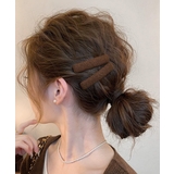 ウール調ヘアクリップ2点セットスリーピン | Miniministore | 詳細画像13 