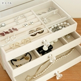 3段引き出しジュエリー収納ボックス 防塵 | Miniministore | 詳細画像12 