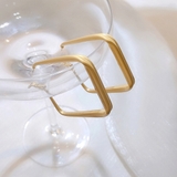 B（スクエア型） | 幾何学模様ピアス レディース おしゃれ | Miniministore