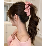 ピンク | バナナクリップ ビッグリボンヘアクリップ | Miniministore