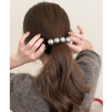ダークグレー | フェイクパール ヘアクリップ 大人可愛い | Miniministore
