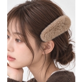 モカ | フェイクファー ボリューム ヘアクリップ | Miniministore