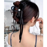 リボン バンスクリップ 上品ヘアクリップ | Miniministore | 詳細画像1 