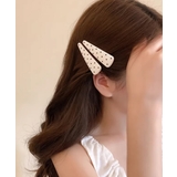 ドット柄 三角ヘアクリップ韓国風 可愛い | Miniministore | 詳細画像5 