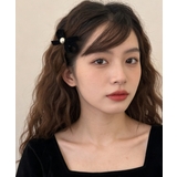 ベロア調 リボンヘアクリップ 大人可愛い | Miniministore | 詳細画像4 