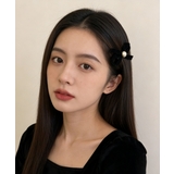 ベロア調 リボンヘアクリップ 大人可愛い | Miniministore | 詳細画像5 